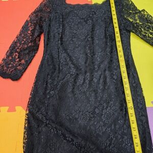 Simply Liliana Navy Blue Lace Sheath Dress Size 12 NWT Wedding Guest Cocktail